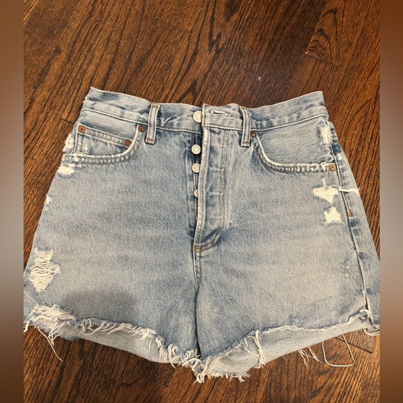 Agolde cut off Jean shorts, size XS - Picture 2 of 5